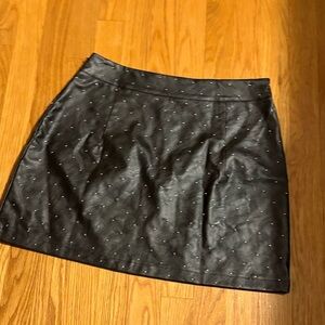 Altar'd State Black Studded Mini Skirt